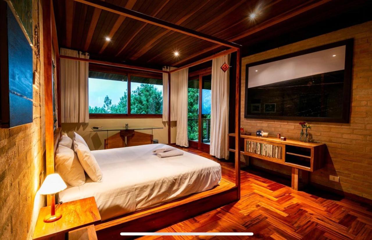 Willa Casa De Vidro Com Vista Mantiqueira - Com Cafe E Staff Campos do Jordão Zewnętrze zdjęcie