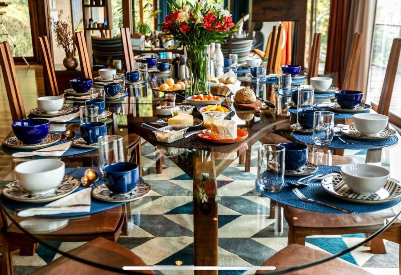 Willa Casa De Vidro Com Vista Mantiqueira - Com Cafe E Staff Campos do Jordão Zewnętrze zdjęcie