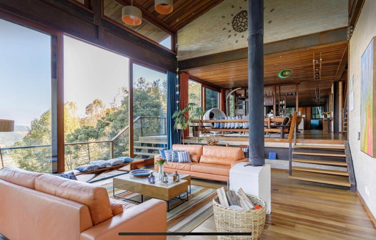 Willa Casa De Vidro Com Vista Mantiqueira - Com Cafe E Staff Campos do Jordão Zewnętrze zdjęcie