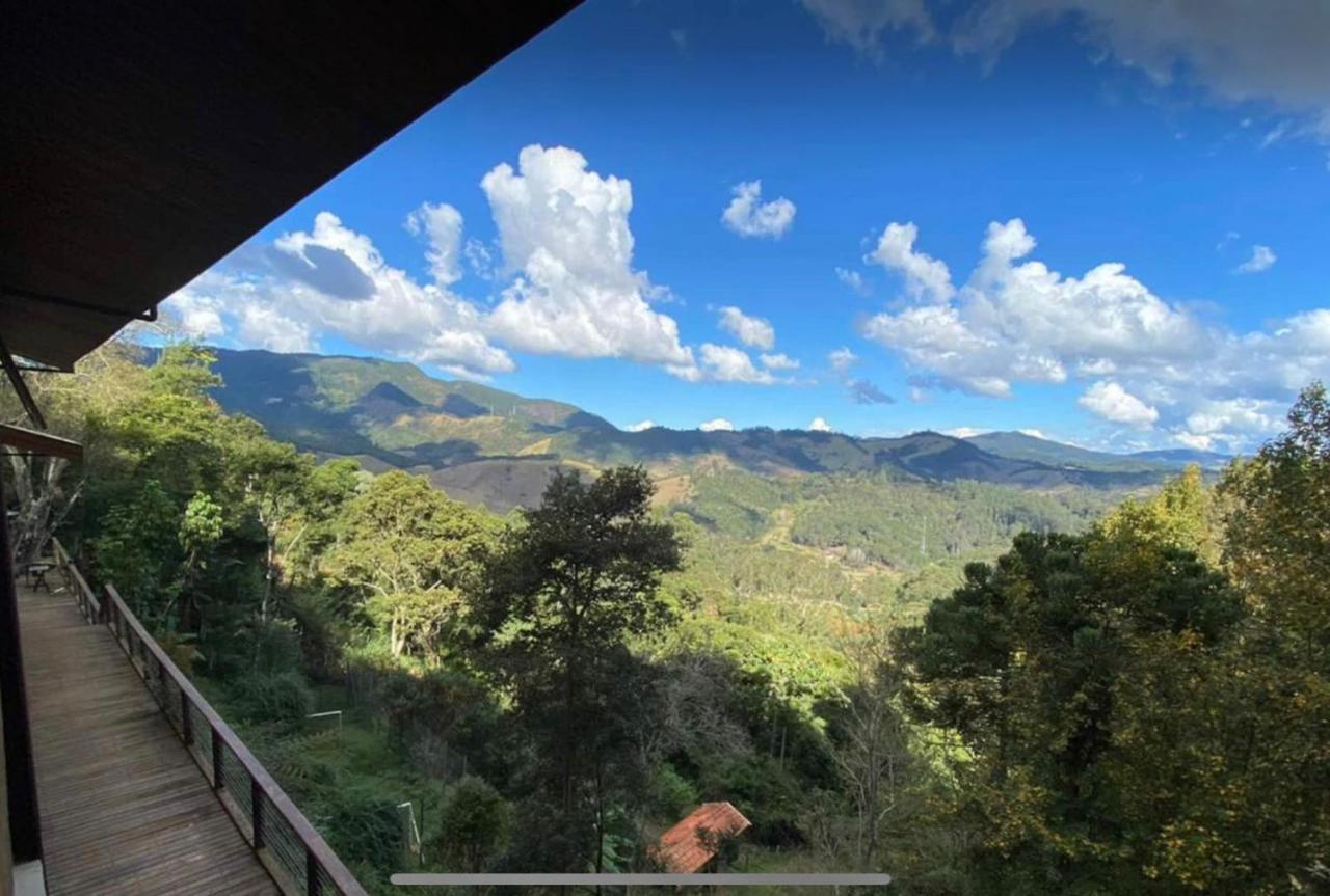Willa Casa De Vidro Com Vista Mantiqueira - Com Cafe E Staff Campos do Jordão Zewnętrze zdjęcie